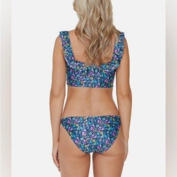 Raisins Bikini Set Two Piece Margarita Top Lowrider Tie Dye Bottom New Large - Picture 2 of 11